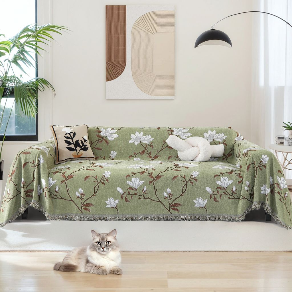 Doppelseitig boho tagesdecke, Kuscheldecke mit Fransen, bettüberwurf Baumwolle Muster Couchdecke Sesseldecke Wendedecke Couch Überwurf Vielseitig...