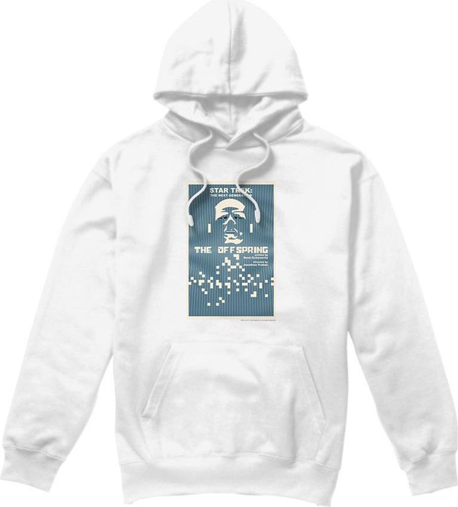 Star Trek - "The Next Generation Season 3 Episode 16" Kapuzenpullover für Herren TV7897 (M) (Weiß)