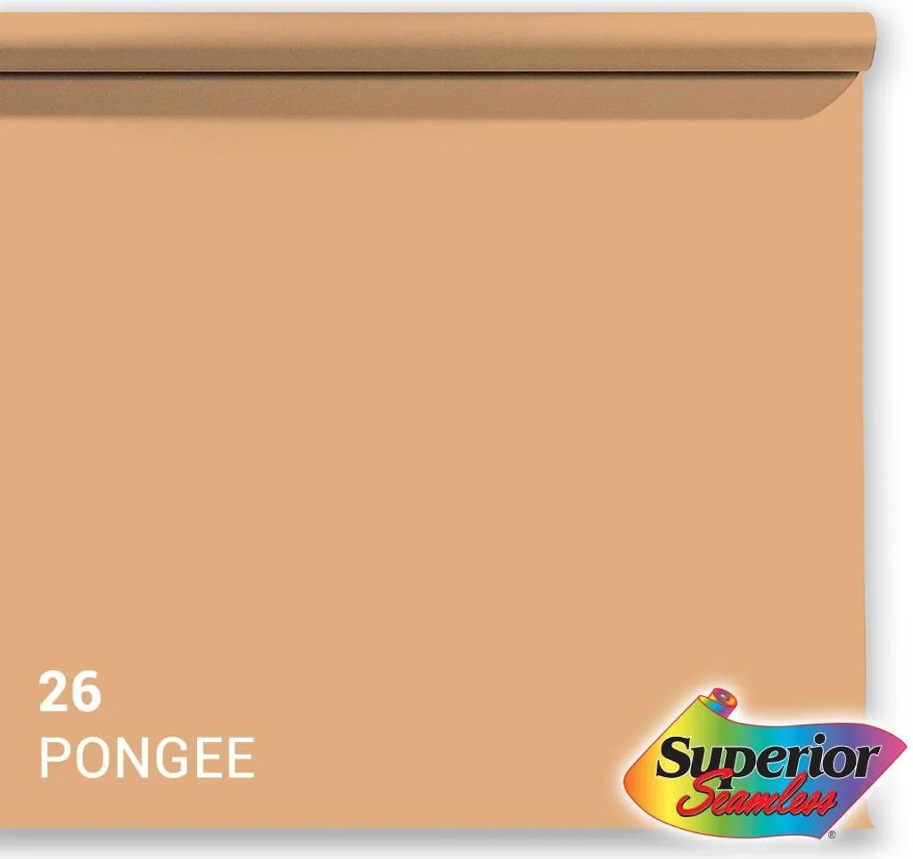 Fond studio Pongee sans reflet 1,35 x 11m épaisseur supérieure 145g