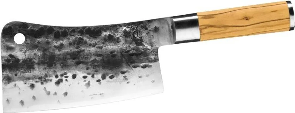 Coltello Tritatutto Olive FORGIATO 19 cm - Alta Qualità Industriale