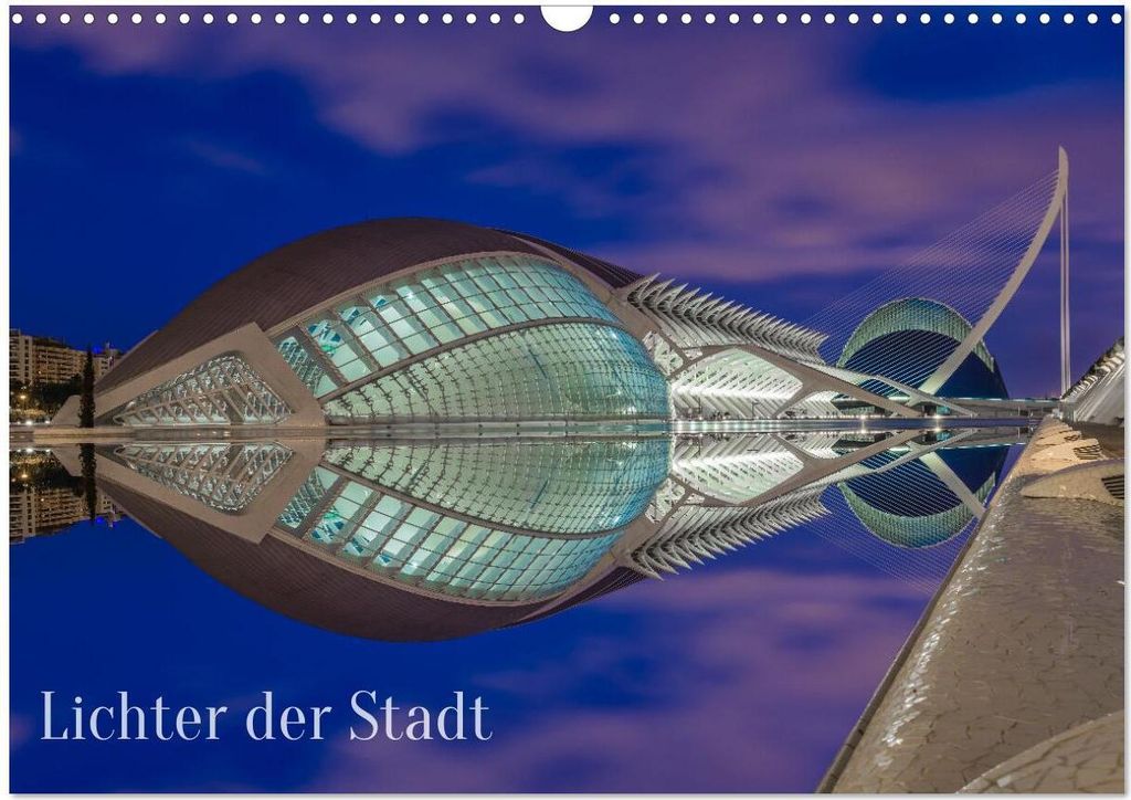 Lichter der Stadt (Wandkalender 2026 DIN A3 quer), CALVENDO Monatskalender