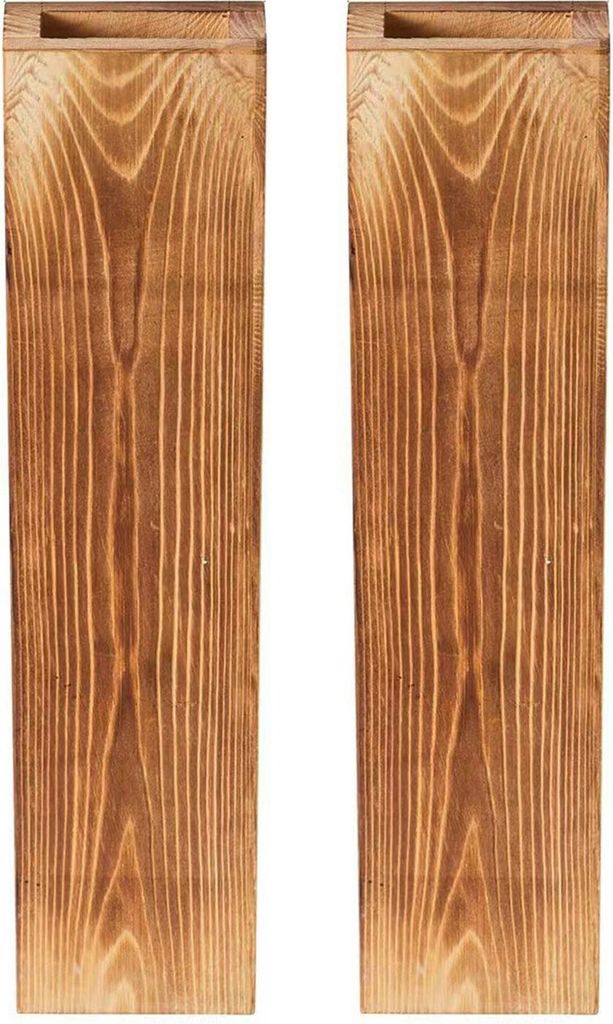 Wandpflanzer aus Holz, Bauernhaus-Wandvase, rustikale Produktbild 