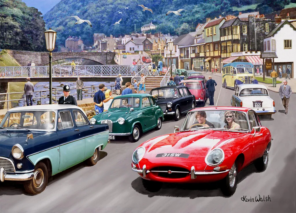 Puzzle Gibsons 500 Pièces Lynmouth - Finies les Pièces Fragiles et Floues