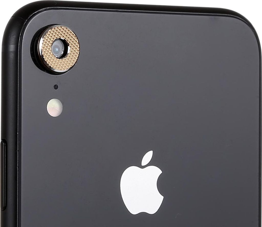 Kamera Cam Schutz Protection Ring für Apple iPhone XR 6.1 Zoll Gold 2Pcs