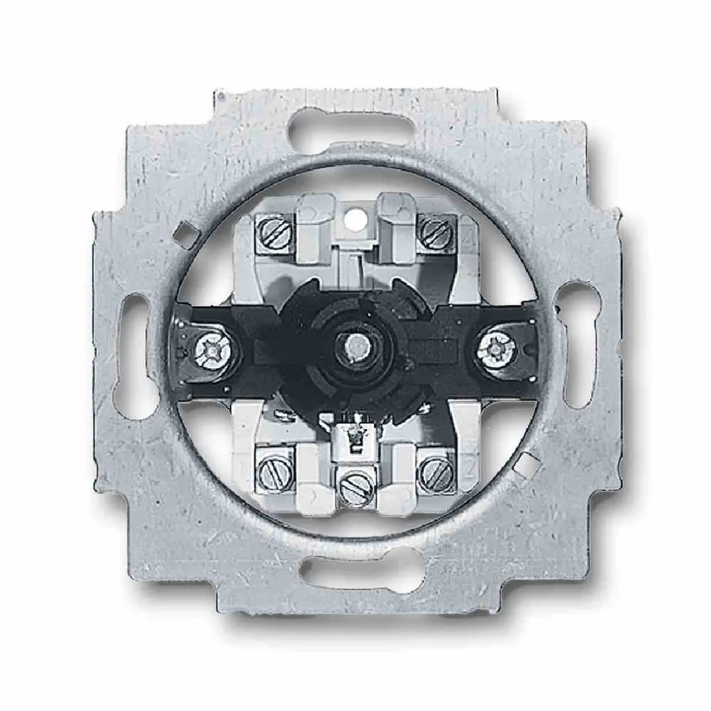 Insert rotatif aveugle 1P+N+E 2723 U - Bouton 1 pôle rideau enrouleur