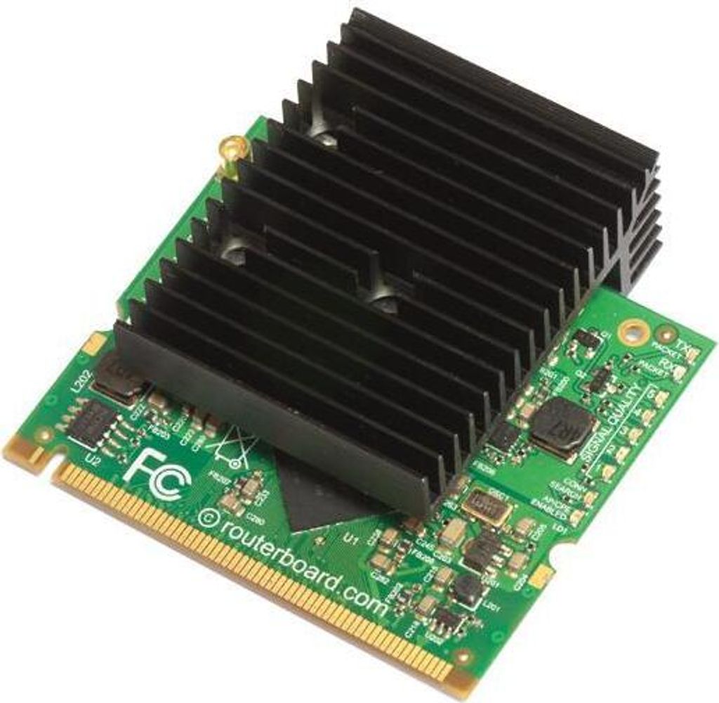 2.4 GHz miniPCI WLAN Modul, 802.11b/g/n, High Power, MMCX, LED