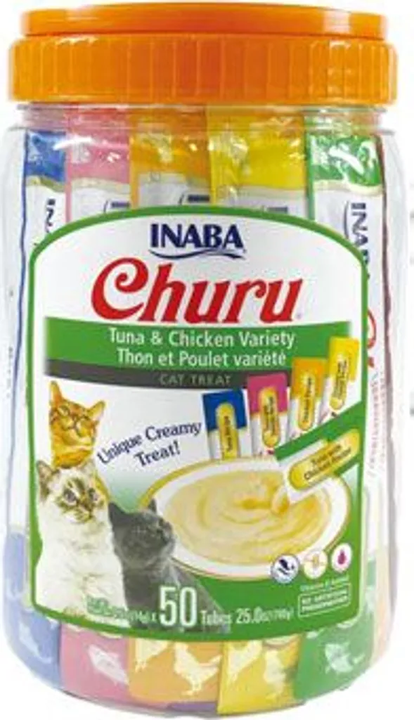 Offerta Multipack Inaba Churu Gatti: 50 Stick Gusto Tonno e Pollo - 2