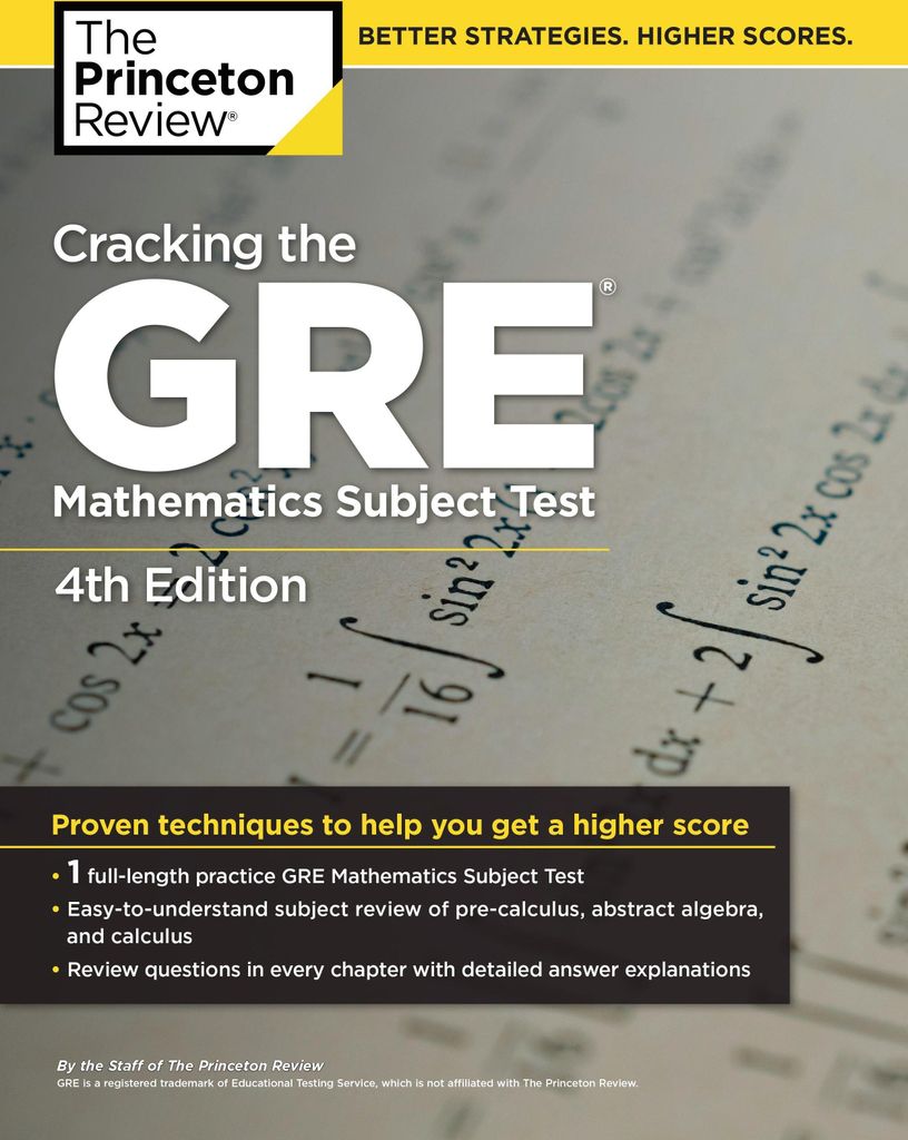 Den Gre Mathematics Subject Test knacken, 4. Auflage