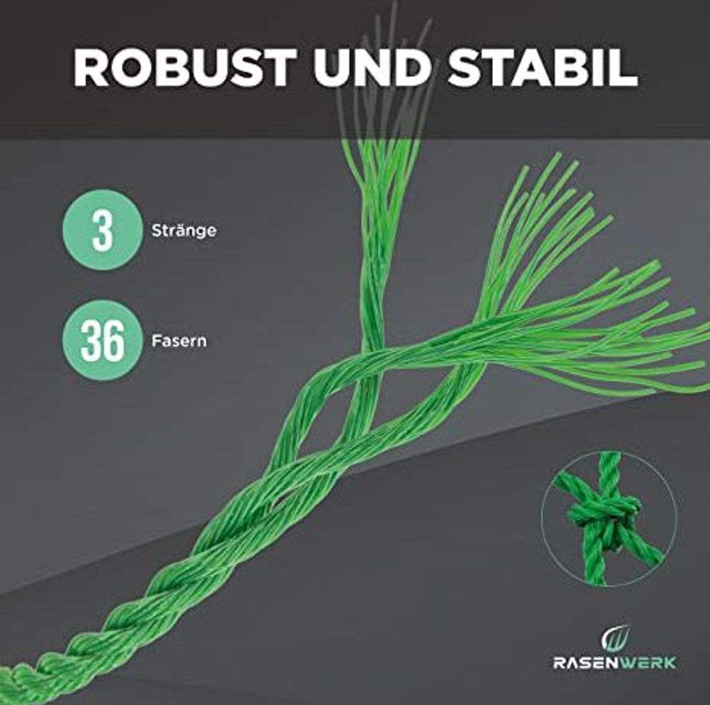 RASENWERK® - Ranknetz 2x3,5m Rankhilfe mit großen Maschen - Produktbild 3