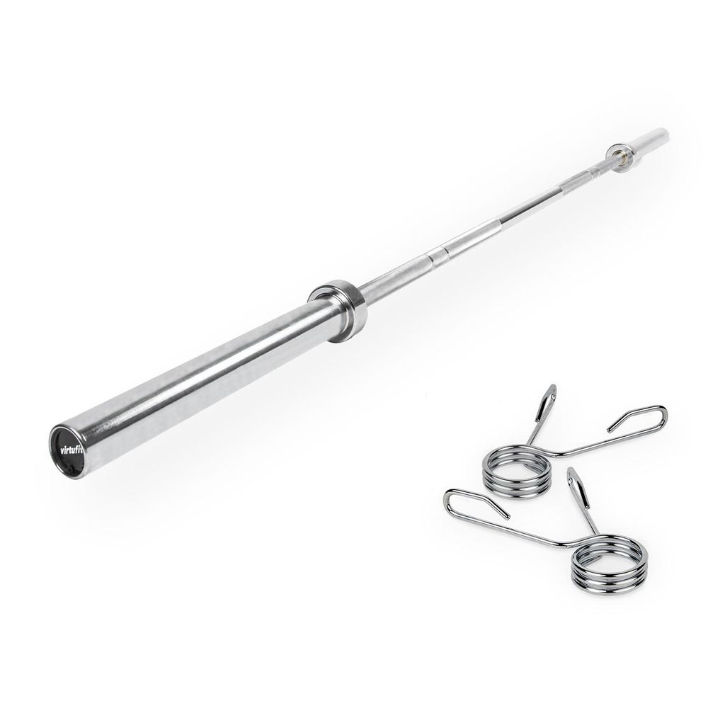 VirtuFit Olympische Halterstange 50 mm 180 cm aus Chrom 13 kg
