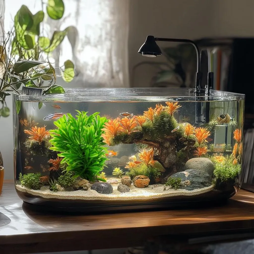 Kruger Meier Plant Green Blade plante artificielle aquarium décorative