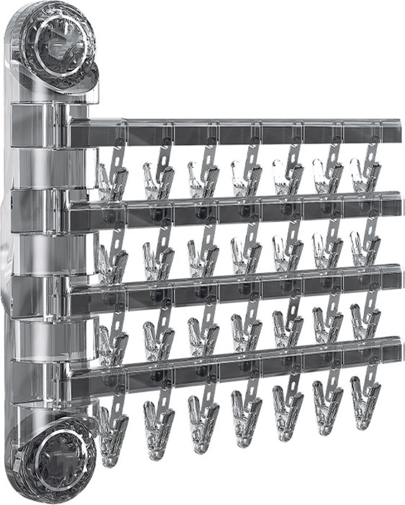 Sockenclip, 180-Grad-Drehung, wandmontiert, faltbar, Produktbild 