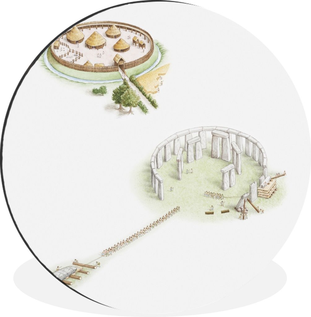 MuchoWow - Wand Kreis - Wandbild - Schlafzimmer - Aluminium Bild - Kinderzimmer - Wohnzimmer Dekoration - Wandschmuck