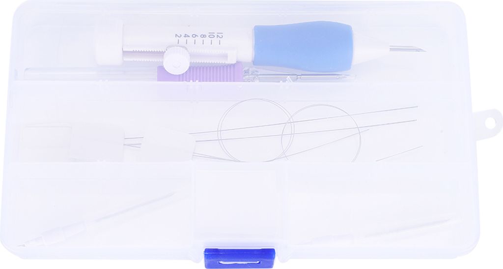 Punch Needle Set Stickerei Nähen Craft Tool TPR Griff DIY Nähen Einfädeln Gerät