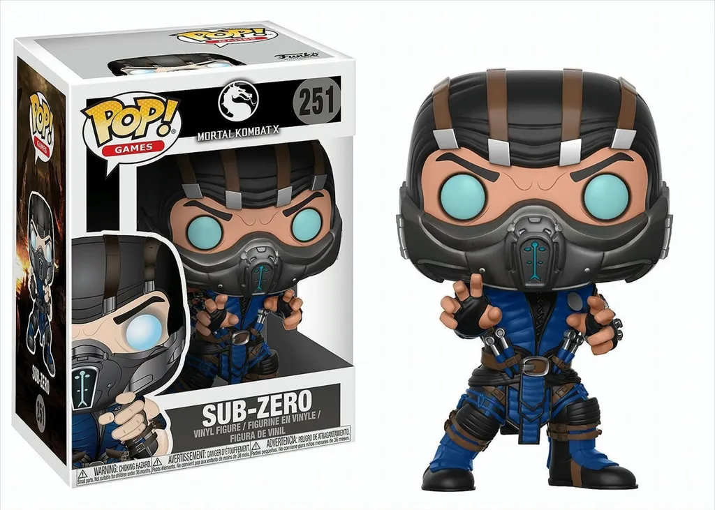 Figurine Funko Pop Sub-Zero Chase Mortal Kombat de collection