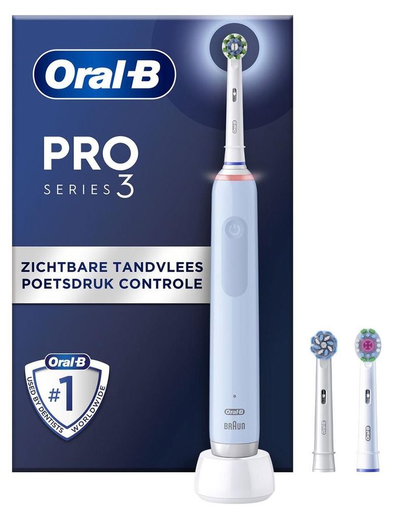 Spazzolino Oral-B Pro 3 3770 Cross Action JAS22 blu Immagine del prodotto 