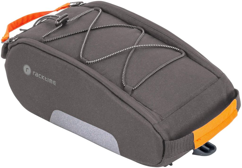 racktime Yoshi 2.0, Hinten, Fahrrad-Topcase, Grau, Orange, Produktbild 