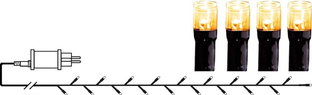 Star Trading LED Lichterkette Golden 5.6 m, Leichte Produktbild 