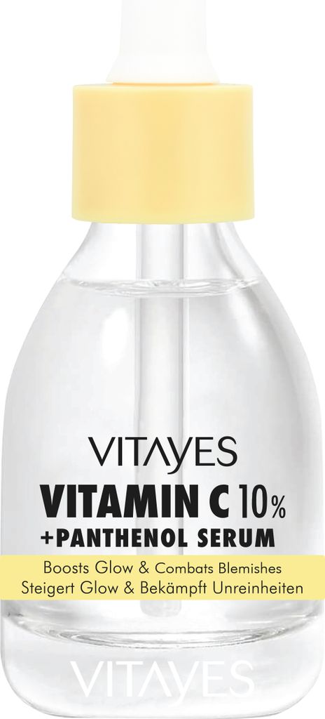 Vitayes b!right Vitamin-C 10% + Panthenol Serum, Produktbild