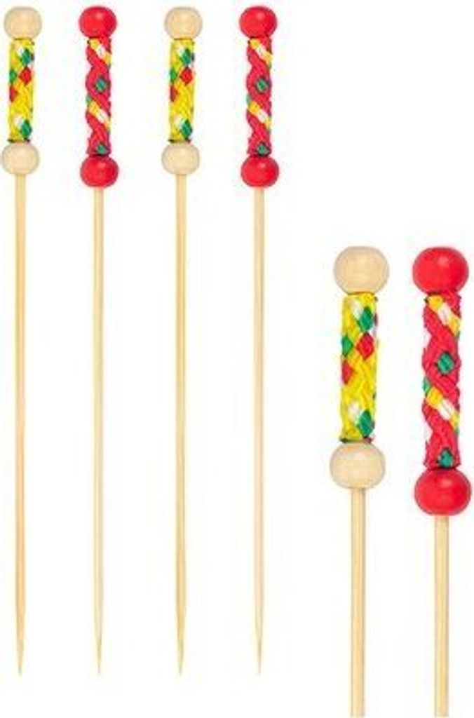 1200x Fingerfood Spieße "String" aus Bambus 7.5cm