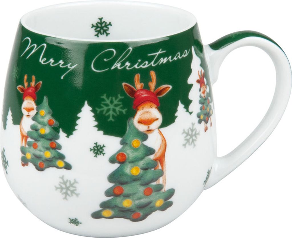 Kuschelbecher Merry Christmas Weihnachtselch