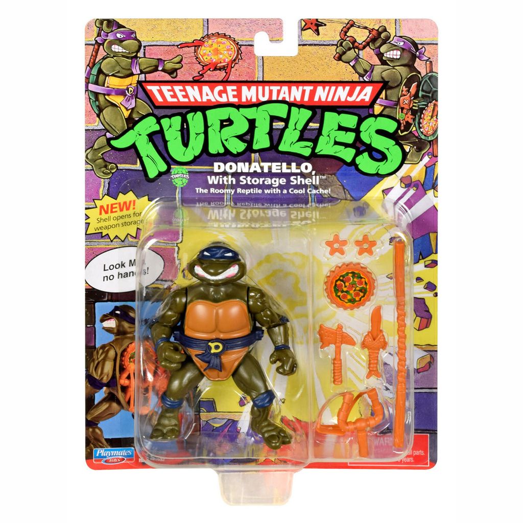 Boti Teenage Mutant Ninja Turtles Spielfigur mit Aufbewahrungsschild Donatello