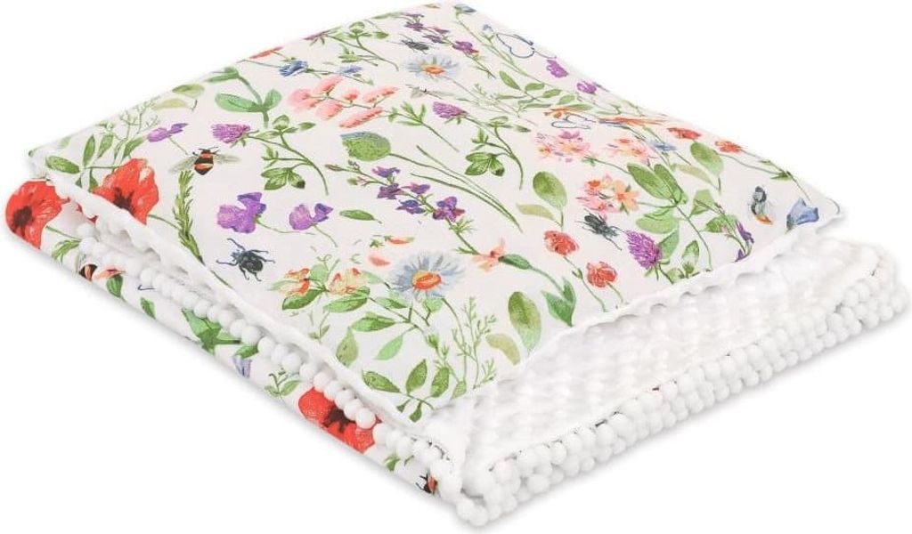 Doppelseitiges Minky-Babydecken-Set – Baby-Plaid – extra weich und warm, inklusive Kissen