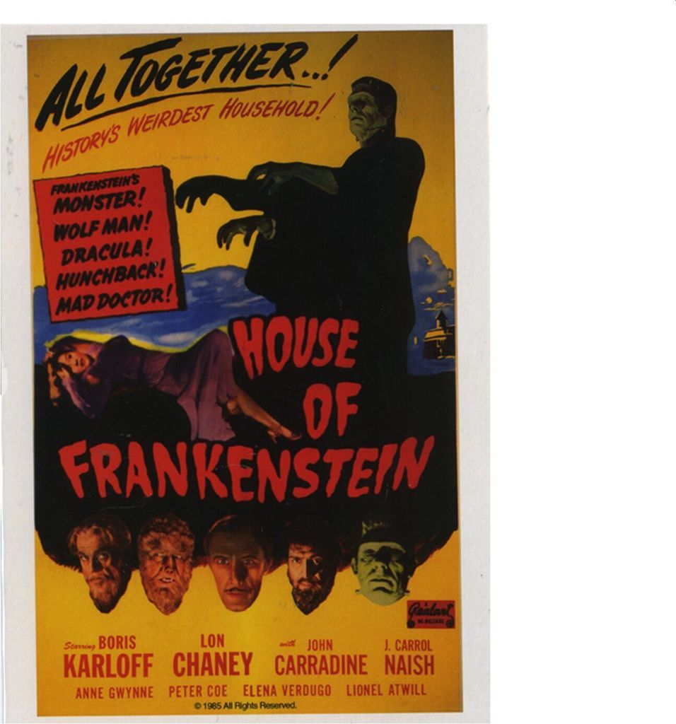 Postkarte - House of Frankenstein