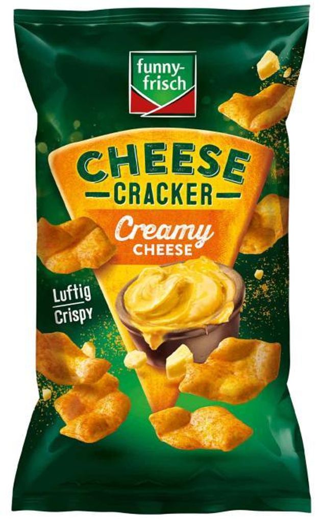 funny-frisch Cheese Cracker Creamy Cheese 100g Produktbild 