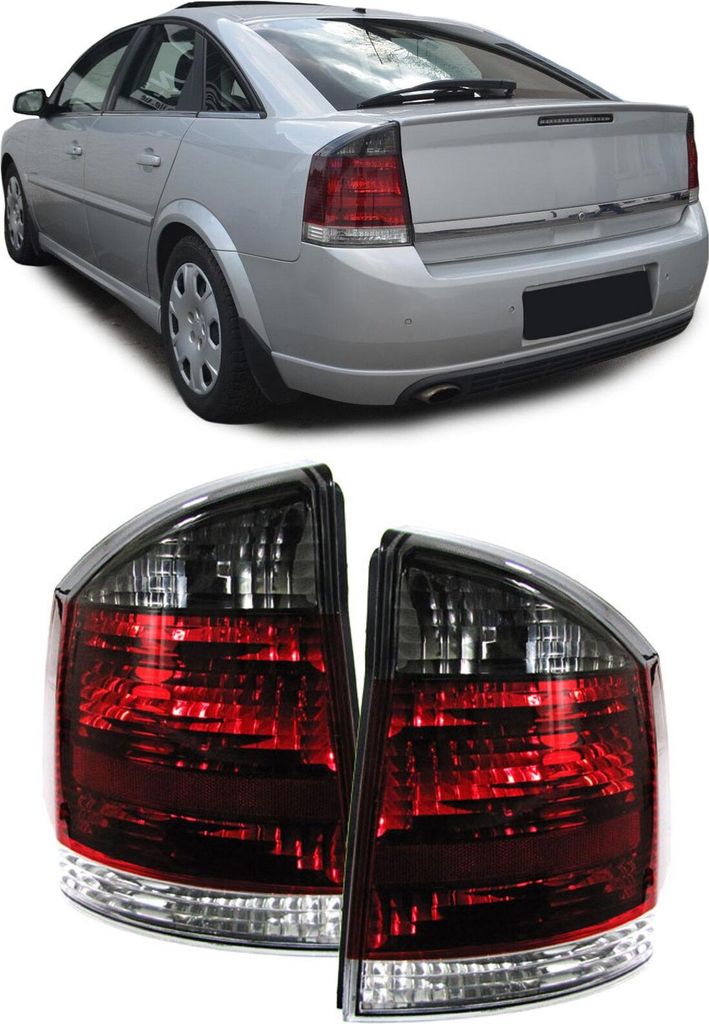 Feux arrière GAUCHE + DROIT Rouge / Noir pour Opel Vectra C Image du produit 