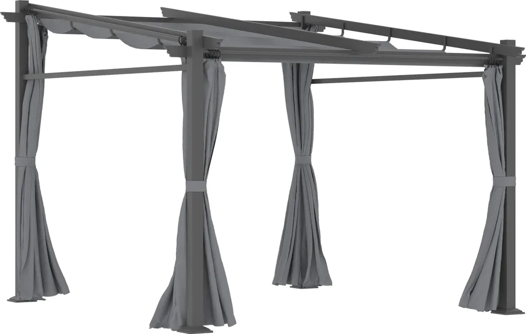 Tonnelle de Jardin 3x3m Idéale pour Repas Extérieurs et Ombrage