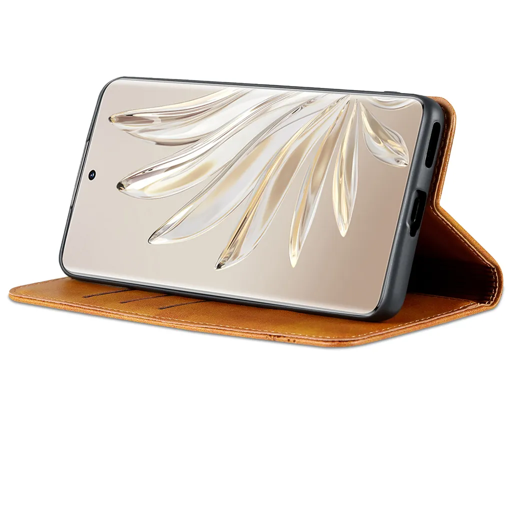 Custodia A Libro In Pelle Con Portafoglio Per Honor 70 - Flip Cover Con Slot Per Carte E Supporto Stand