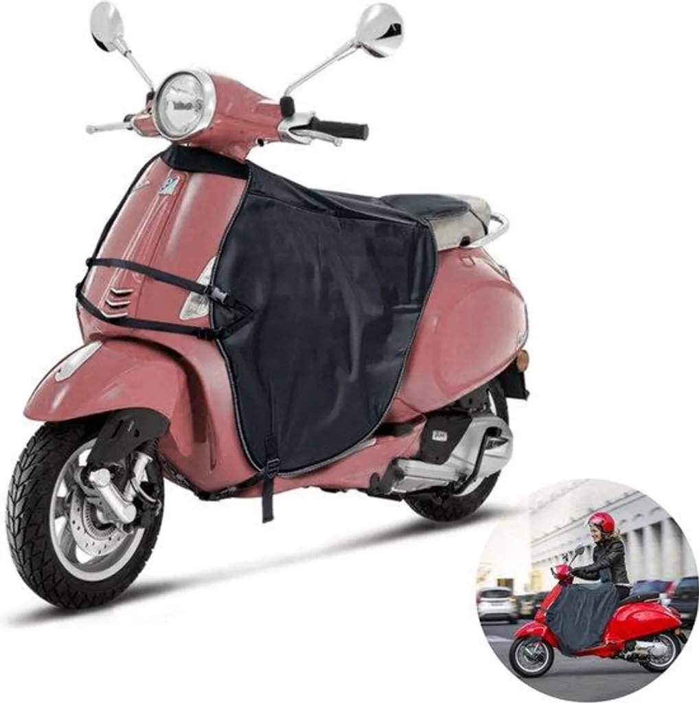Jambières universelles pour scooter Vespa en polaire imperméable