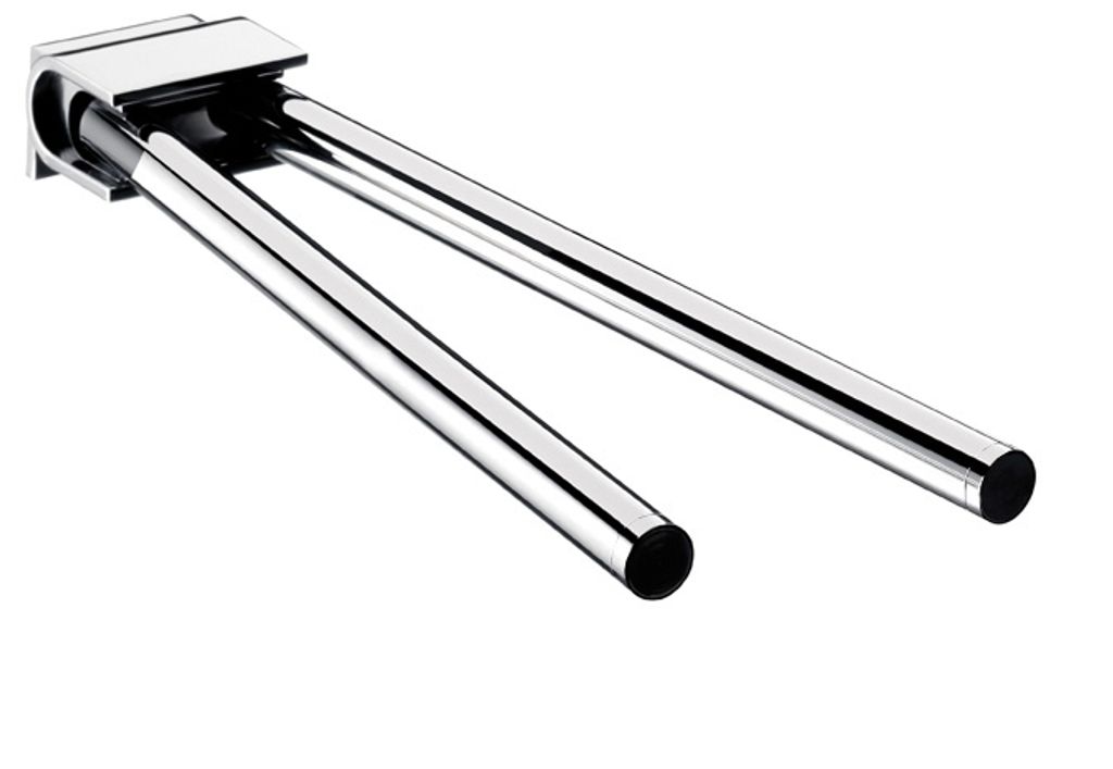 EMCO Handtuchhalter System 2 2-armig, schwenkbar, 346 mm chrom