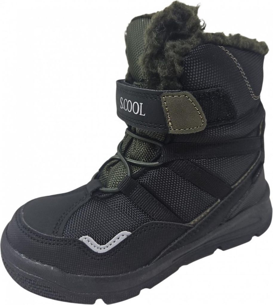 S.Cool Klettstiefel Schwarz