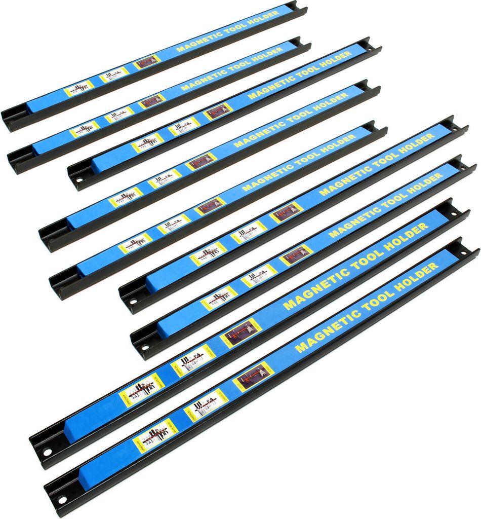 Wiltec Magnetleiste 9er Set 46cm Werkzeughalter aus Stahl Produktbild 