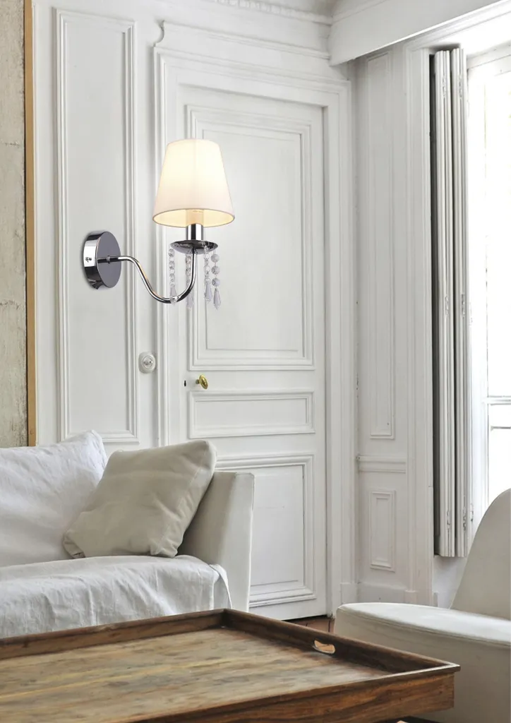 Applique murale chromée RUTI 21-58706 avec support orientable moderne - 2