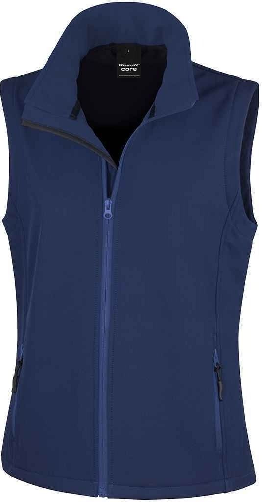 Result Damen Core Soft Shell Bodywarmer PC3806 (XS) (Marineblau)