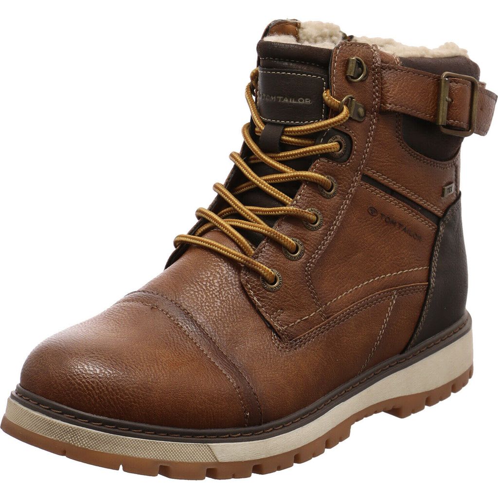 Tom Tailor Herren Schnürboot braun