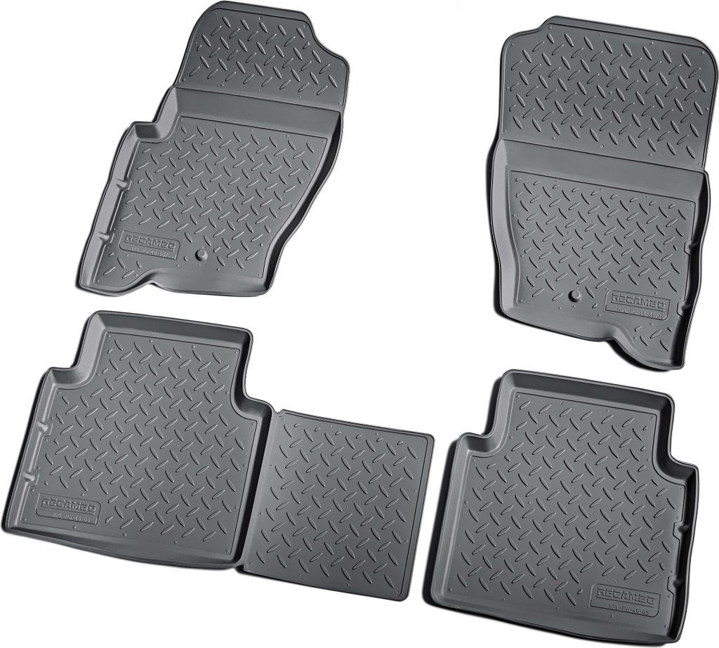 3D Gummi Fussmatten für Range Rover Sport I | L320, LS | 2005-2013 | mit Rand