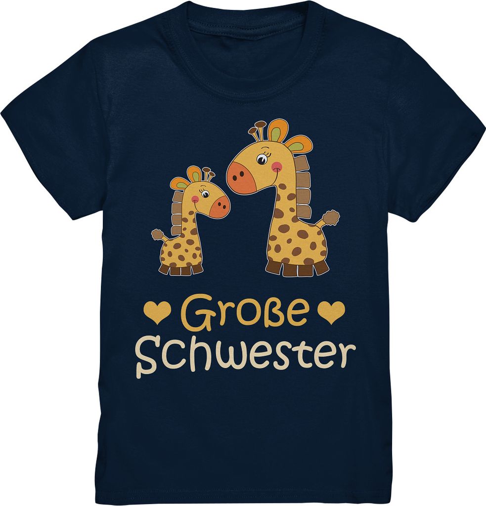 Große Schwester Shirt Giraffe Große Schwester Geschenk – Produktbild 