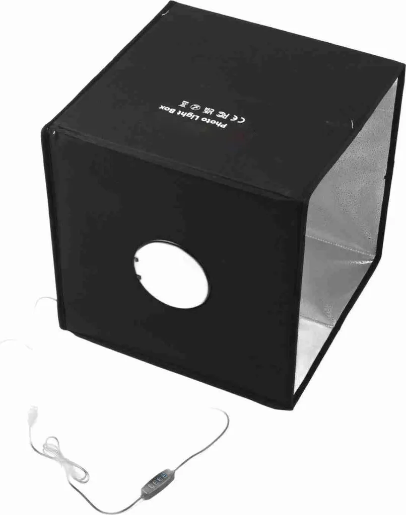 Dites adieu aux ombres : Studio Photo LED Pliable et Réglable USB