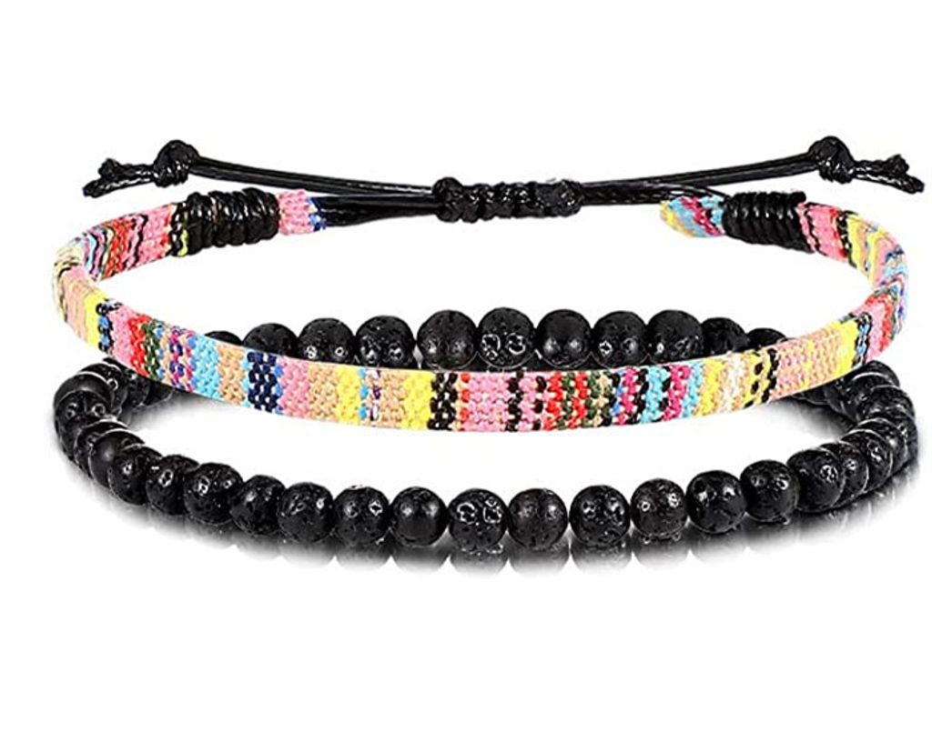 Made by Nami Boho Surfer-Armband 2er Set Herren & Damen - Produktbild 