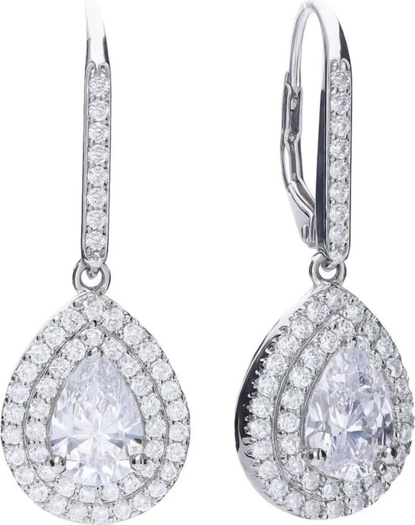 Bijou Diamonfire 6220611082 Argent Rhodié et Triple Placage Luxe