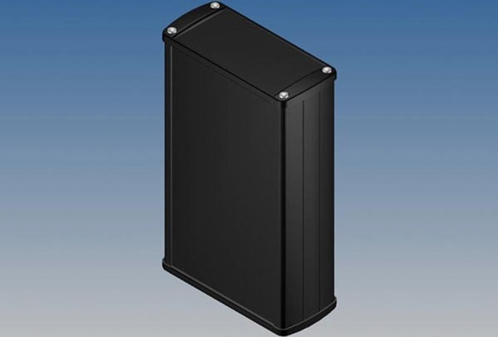 Aluminiumgehäuse - Schwarz - 175 x 105 x 45,8 mm