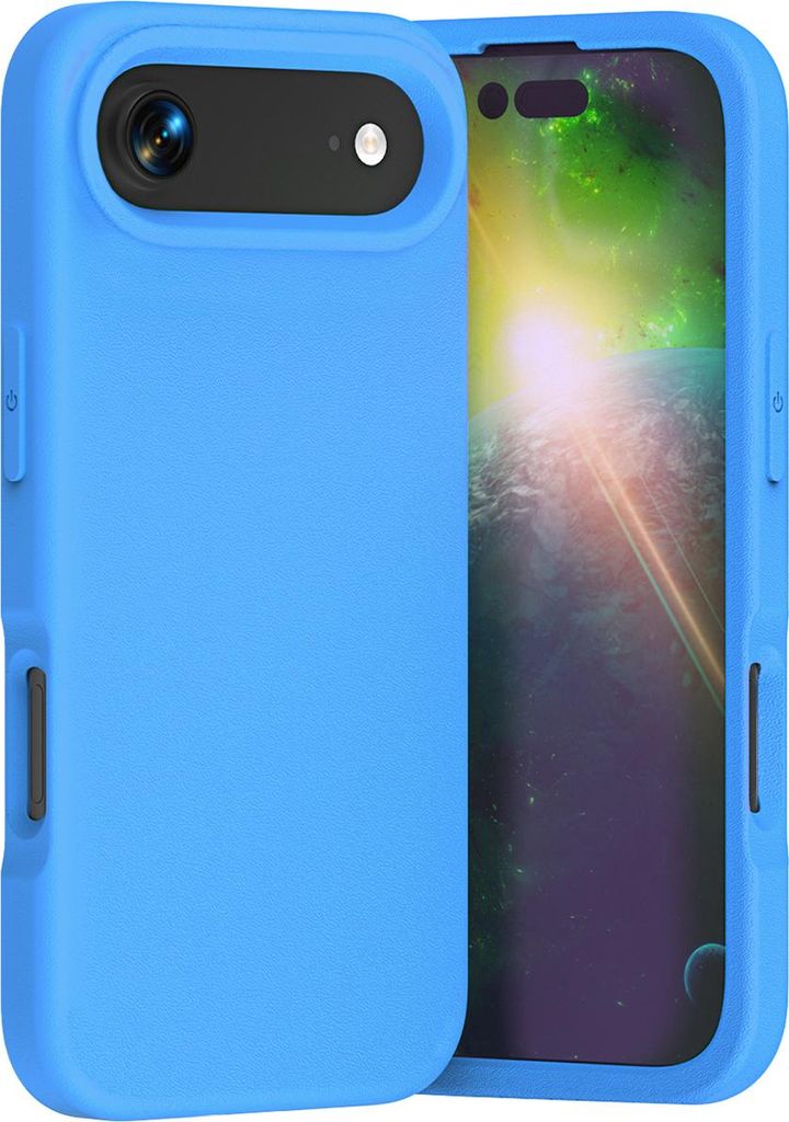 Weiche EVA Handyhülle für iPhone Air, Stoßfeste Schutzhülle, Leichte Anti-Fall Hülle Blau