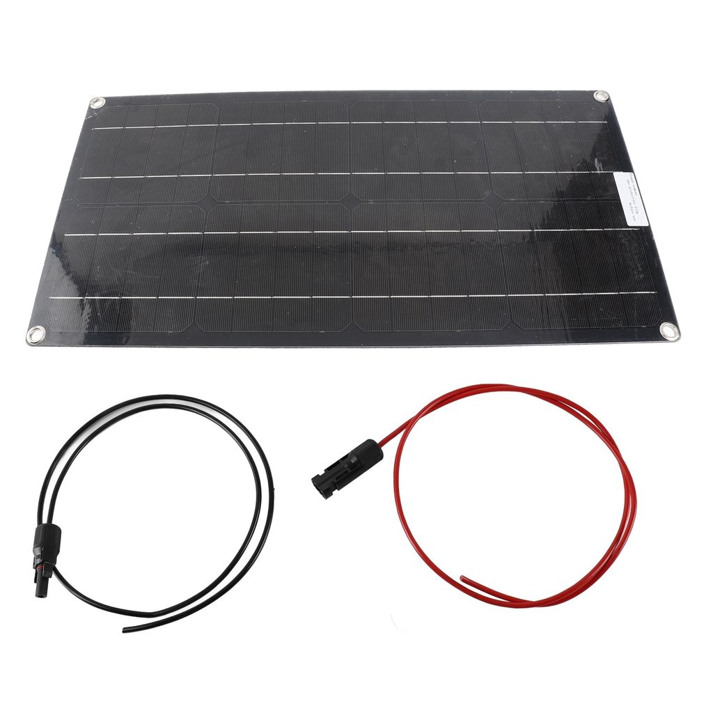 Panel słoneczny, 100 W, monokrystaliczny, lekka, przenośna Zdjęcie produktu 