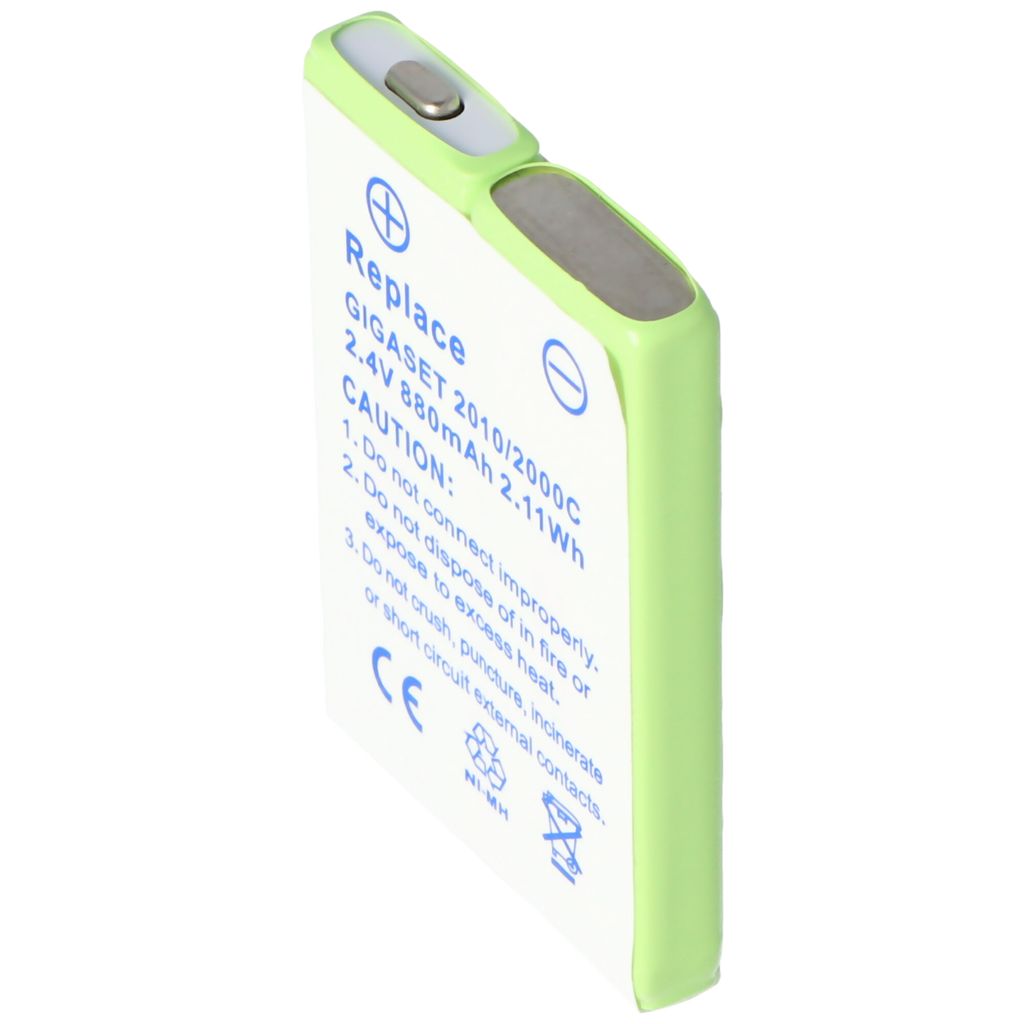 Batteria AccuCell adatta per Siemens Gigaset 2000C Pocket, Immagine del prodotto 