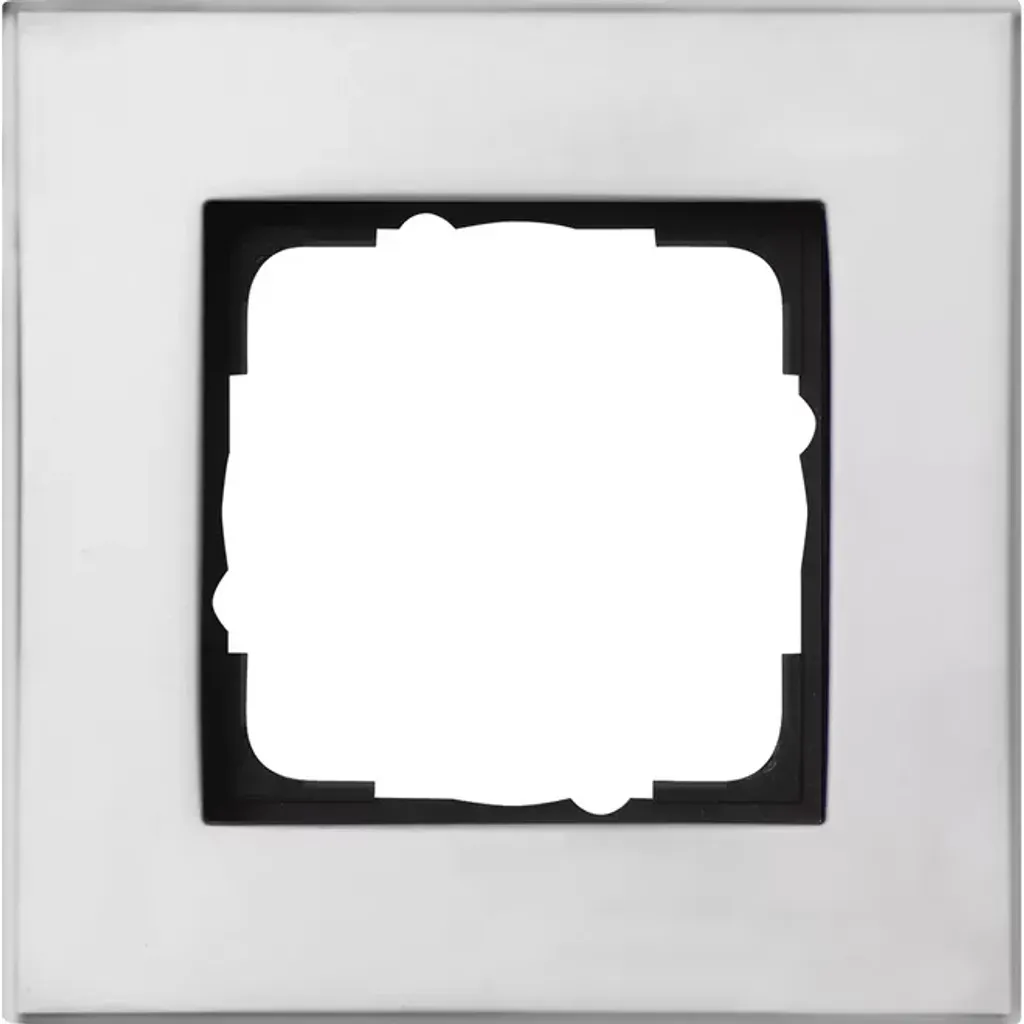GIRA 021110 Plaque de finition chrome brillant 1 poste Standard 55