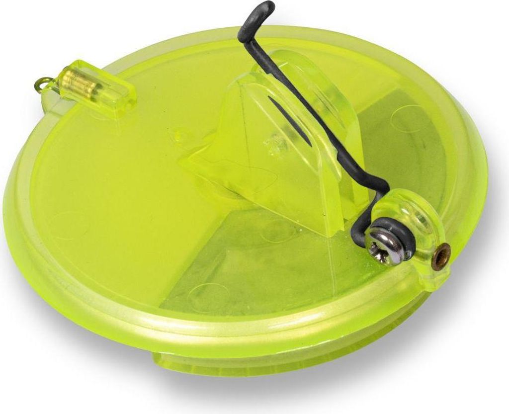 Rhino Flexi Diver luminous Charteuse 135g Tauchscheibe zum Schleppfischen Trolling